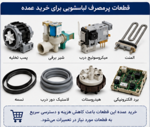 قطعات پرمصرف لباسشویی
